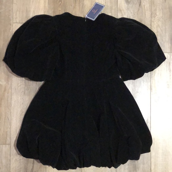 NWT - YFFS Cyanrose Velvet Peplum Mini Dress - Picture 7 of 13